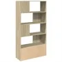 Engineered wood bookshelf in Sonoma oak, 100x36x189 cm by , Bookcases and shelves - Ref: Foro24-3295326, Price: 150,85 €, Dis...
