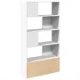 Weißes Ingenieurholzregal 100x36x189 cm von , Bücherregale und Regale - Ref: Foro24-3295324, Preis: 145,90 €, Rabatt: %