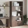 Engineered wood brown oak bookshelf 100x36x189 cm by , Bookcases and shelves - Ref: Foro24-3295330, Price: 140,51 €, Discount: %