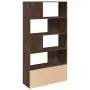 Engineered wood brown oak bookshelf 100x36x189 cm by , Bookcases and shelves - Ref: Foro24-3295330, Price: 140,51 €, Discount: %