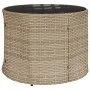 Set de sofá de jardín semicircular 3 pzas ratán sintético beige de , Sofás de exterior - Ref: Foro24-3262076, Precio: 661,40 ...