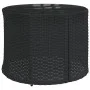 Semicircular 3-piece synthetic rattan garden sofa set in black color. by , Outdoor sofas - Ref: Foro24-3262074, Price: 597,03...