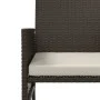 2-seater garden sofa with table and brown PE rattan stools by , Outdoor sofas - Ref: Foro24-317625, Price: 213,26 €, Discount: %