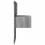 Wall-mounted bedside table with LED lights in Sonoma gray by , Nightstands - Ref: Foro24-848167, Price: 68,05 €, Discount: %