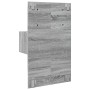 Wall-mounted bedside table with LED lights in Sonoma gray by , Nightstands - Ref: Foro24-848167, Price: 68,05 €, Discount: %