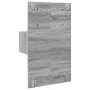 Wand-Nachttisch mit LED-Lichtern in Grau Sonoma von , Nachttische - Ref: Foro24-848167, Preis: 66,94 €, Rabatt: %