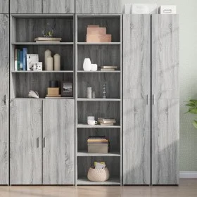 Tall Sonoma Gray Engineered Wood Sideboard 50x41x185 cm by , Sideboards - Ref: Foro24-3281685, Price: 100,81 €, Discount: %