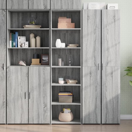 Tall Sonoma Gray Engineered Wood Sideboard 50x41x185 cm by , Sideboards - Ref: Foro24-3281685, Price: 102,00 €, Discount: %