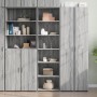 Tall Sonoma Gray Engineered Wood Sideboard 50x41x185 cm by , Sideboards - Ref: Foro24-3281685, Price: 102,00 €, Discount: %