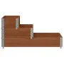 Arriate elevado de 3 niveles madera maciza pino marrón 120x80cm de , Maceteros y jardineras - Ref: Foro24-4010312, Precio: 90...