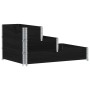 Arriate elevado de 3 niveles madera maciza pino negro 120x80 cm de , Maceteros y jardineras - Ref: Foro24-4010310, Precio: 84...
