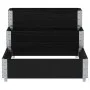 Elevated flowerbed with 3 levels made of solid black pine wood, 120x80 cm. by , Pots and planters - Ref: Foro24-4010310, Pric...