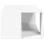 White engineered wood coffee table 89.5x48x30 cm by , Coffee table - Ref: Foro24-848150, Price: 43,38 €, Discount: %