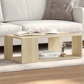 Engineered wood Sonoma oak coffee table 89.5x48x30 cm by , Coffee table - Ref: Foro24-848152, Price: 45,12 €, Discount: %