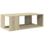 Engineered wood Sonoma oak coffee table 89.5x48x30 cm by , Coffee table - Ref: Foro24-848152, Price: 45,12 €, Discount: %