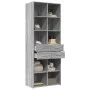 Tall Sonoma gray engineered wood sideboard 70x42.5x185 cm by , Sideboards - Ref: Foro24-3281467, Price: 149,65 €, Discount: %