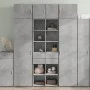 Aparador alto madera de ingeniería gris hormigón 70x42,5x185 cm de , Aparadores - Ref: Foro24-3281465, Precio: 150,94 €, Desc...