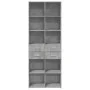 Aparador alto madera de ingeniería gris hormigón 70x42,5x185 cm de , Aparadores - Ref: Foro24-3281465, Precio: 150,94 €, Desc...
