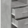 Aparador alto madera de ingeniería gris hormigón 70x42,5x185 cm de , Aparadores - Ref: Foro24-3281465, Precio: 150,94 €, Desc...