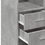 Tall engineered wood sideboard in gray concrete 70x42.5x185 cm by , Sideboards - Ref: Foro24-3281465, Price: 152,88 €, Discou...