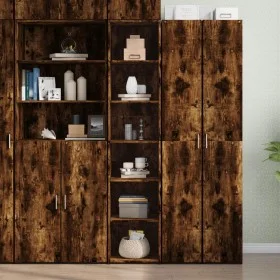 Hoher Schrank aus geräucherter Eichen-Ingenieurholz 40x41x185 cm. von , Sideboards - Ref: Foro24-3281670, Preis: 86,16 €, Rab...