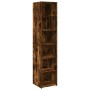 Aparador alto madera de ingeniería roble ahumado 40x41x185 cm de , Aparadores - Ref: Foro24-3281670, Precio: 87,18 €, Descuen...