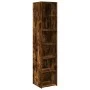 Tall smoked oak engineered wood sideboard 40x41x185 cm by , Sideboards - Ref: Foro24-3281670, Price: 86,16 €, Discount: %