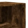 Tall smoked oak engineered wood sideboard 40x41x185 cm by , Sideboards - Ref: Foro24-3281670, Price: 86,16 €, Discount: %
