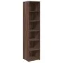 Hoher Schrank aus braunem Eichen-Ingenieurholz 40x41x185 cm. von , Sideboards - Ref: Foro24-3281672, Preis: 95,07 €, Rabatt: %