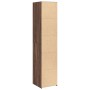 Tall brown oak veneer highboard 40x41x185 cm by , Sideboards - Ref: Foro24-3281672, Price: 96,34 €, Discount: %