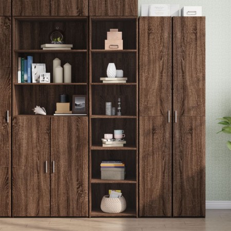 Hoher Schrank aus braunem Eichen-Ingenieurholz 45x41x185 cm. von , Sideboards - Ref: Foro24-3281679, Preis: 101,89 €, Rabatt: %
