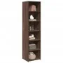 Tall brown oak veneer highboard 45x41x185 cm by , Sideboards - Ref: Foro24-3281679, Price: 100,58 €, Discount: %