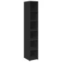 Hoher schwarzer Schrank aus Spanplatte, 30x41x185 cm. von , Sideboards - Ref: Foro24-846412, Preis: 86,73 €, Rabatt: %