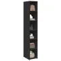 Hoher schwarzer Schrank aus Spanplatte, 30x41x185 cm. von , Sideboards - Ref: Foro24-846412, Preis: 86,73 €, Rabatt: %