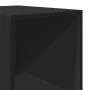 Hoher schwarzer Schrank aus Spanplatte, 30x41x185 cm. von , Sideboards - Ref: Foro24-846412, Preis: 86,73 €, Rabatt: %