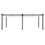 Cenador de jardín con techo retráctil aluminio crema 3x6 m de , Carpas y cenadores - Ref: Foro24-3217061, Precio: 708,93 €, D...
