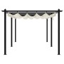 Gartenzelt mit ausziehbarem Dach aus cremefarbenem Aluminium 3x6 m von , Zelte und Pavillons - Ref: Foro24-3217061, Preis: 72...