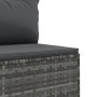Garden furniture set 11 pieces and gray synthetic rattan cushions by , Garden sets - Ref: Foro24-3308290, Price: 745,64 €, Di...