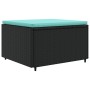 Garden furniture set, 6 pieces, with black synthetic rattan cushions. by , Garden sets - Ref: Foro24-3308212, Price: 415,25 €...