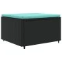 Garden furniture set, 6 pieces, with black synthetic rattan cushions. by , Garden sets - Ref: Foro24-3308212, Price: 405,68 €...