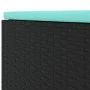 Garden furniture set, 6 pieces, with black synthetic rattan cushions. by , Garden sets - Ref: Foro24-3308212, Price: 405,68 €...