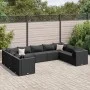 Gartenmöbel-Set 9-teilig mit schwarzen Polstern aus synthetischem Rattan von , Gartensets - Ref: Foro24-3308267, Preis: 741,0...