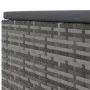 6-piece garden furniture set with gray synthetic rattan cushions by , Garden sets - Ref: Foro24-3308210, Price: 400,20 €, Dis...