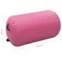Inflatable gymnastics roll with pink PVC pump 100x60 cm by vidaXL, Yoga and pilates - Ref: Foro24-92712, Price: 66,70 €, Disc...