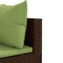 Garden furniture set 10 pieces and brown synthetic rattan cushions by , Garden sets - Ref: Foro24-3308286, Price: 751,91 €, D...
