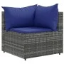 7-piece garden furniture set with gray synthetic rattan cushions by , Garden sets - Ref: Foro24-3308231, Price: 433,85 €, Dis...