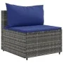 7-piece garden furniture set with gray synthetic rattan cushions by , Garden sets - Ref: Foro24-3308231, Price: 433,85 €, Dis...