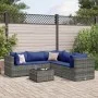 Set de muebles de jardín 6 pzas y cojines ratán sintético gris de , Conjuntos de jardín - Ref: Foro24-3308135, Precio: 389,47...