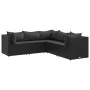 5-piece garden furniture set with black synthetic rattan cushions by , Garden sets - Ref: Foro24-3308123, Price: 405,20 €, Di...