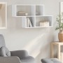 Estantería de pared madera ingeniería blanco 100x20x53 cm de , Estantes y estanterías - Ref: Foro24-848017, Precio: 45,04 €, ...